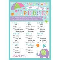 Baby Shower \'What\'s In Your Purse?\' Game