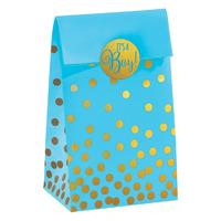 baby shower gift bags blue