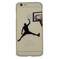 Basketball Series of Slam Dunk Pattern PC Hard Transparent Back Cover Case for iPhone 6