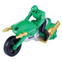 bandai power rangers lightspeed rescue cycle and green ranger 38073