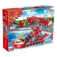 Banbao Fire Brigade Fire Car and Ship (8312)