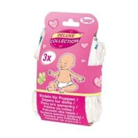 Bayer Design Diapers for Dolls (3 Pieces)