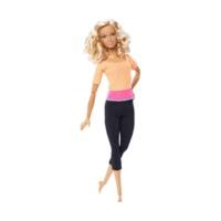 barbie made to move doll orange top dpp75