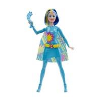 barbie princess power hero fashion doll blue
