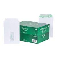 Basildon Bond Envelopes Pocket Peel and Seal Window 100gsm C5 White [Pack 500]