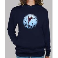 baymax strikes ladies hoodie