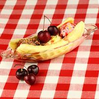 banana split ice cream dishes case of 24