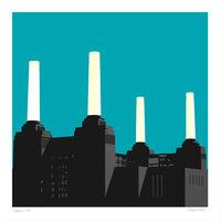 battersea power station turquoise by jayson lilley