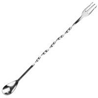 bar mixing spoon with fork 12inch single