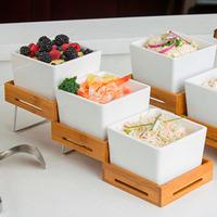 Bamboo Expandable Buffet Riser Set