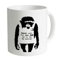 Banksy Laugh Now Mug