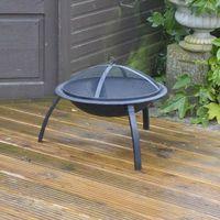 barbecue patio fire pit heater 55cm