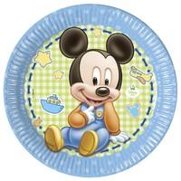 Baby Mickey Party Plates