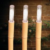 bamboo solar lights 3 pack