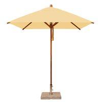 bambrella levante 21m square parasol in harvest wheat