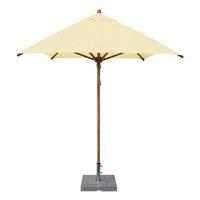 Bambrella Levante 2.1m Square Parasol in Ecru