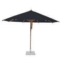 bambrella levante 4m round parasol in black