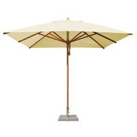 Bambrella Levante 3m Square Parasol in Ecru