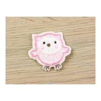 Baby Owl Embroidered Iron On Motif Applique