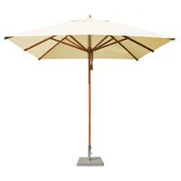 Bambrella Levante 2.6m Square Parasol in Ecru