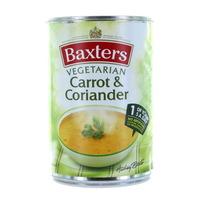 baxters vegetarian carrot coriander soup