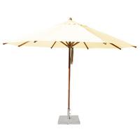 bambrella levante 4m round parasol in ecru