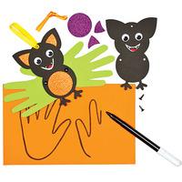 Bat Handprint Decoration Kits (Pack of 4)