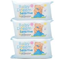 baby dream baby wipes sensitive triple pack