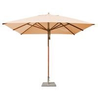 Bambrella Levante 3m Square Parasol in Harvest Wheat