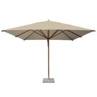 Bambrella Levante 3.4m Square Parasol in Khaki