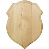 Basswood Shield Plaque 12 x 16 x 3/4 inch 260524