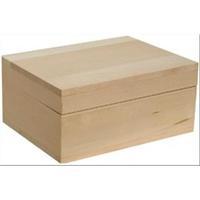 Basswood Classic Hinged Lid Box 3 x 6.5 x 5 inch 233791