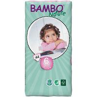 Bambo Nature Disposable Nappies - XL PLus - Size 6 - Jumbo Pack of 44
