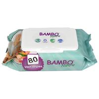 bambo nature fragrance free baby wipes pack of 80