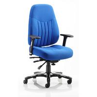 Barcelona Deluxe Fabric Office Chair BARCELONA DELUXE BLU FABRIC