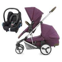 Babystyle Hybrid Tandem 3in1 Travel System-Wild Orchid