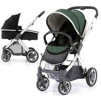 babystyle oyster 2 mirror finish black handle 2in1 pram system olive g ...