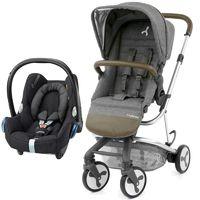 babystyle hybrid city 2in1 travel system stonewash