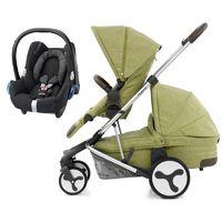 babystyle hybrid tandem 3in1 travel system pistachio