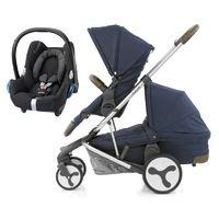 Babystyle Hybrid Tandem 3in1 Travel System-Simply Navy
