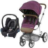 babystyle hybrid edge 2in1 travel system wild orchid