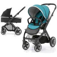 babystyle oyster 2 black finish 2in1 pram system deep topaz