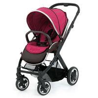 babystyle oyster 2 black finish stroller hot pink