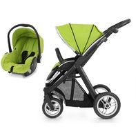 BabyStyle Oyster Max 2 Black Finish 2in1 Travel System-Lime