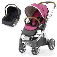 babystyle oyster 2 mirror finish tan handle 2in1 travel system wow pin ...