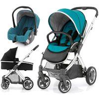 babystyle oyster 2 mirror finish black handle 3in1 travel system deep  ...