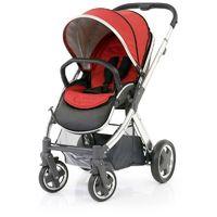 babystyle oyster 2 mirror black handle stroller tango red