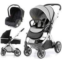 babystyle oyster 2 mirror finish black handle 3in1 travel system pure  ...