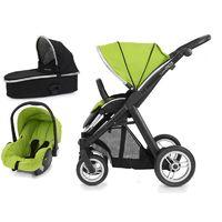 BabyStyle Oyster Max 2 Black Finish 3in1 Travel System-Lime