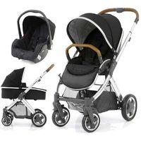 babystyle oyster 2 mirror finish tan handle 3in1 travel system ink bla ...
